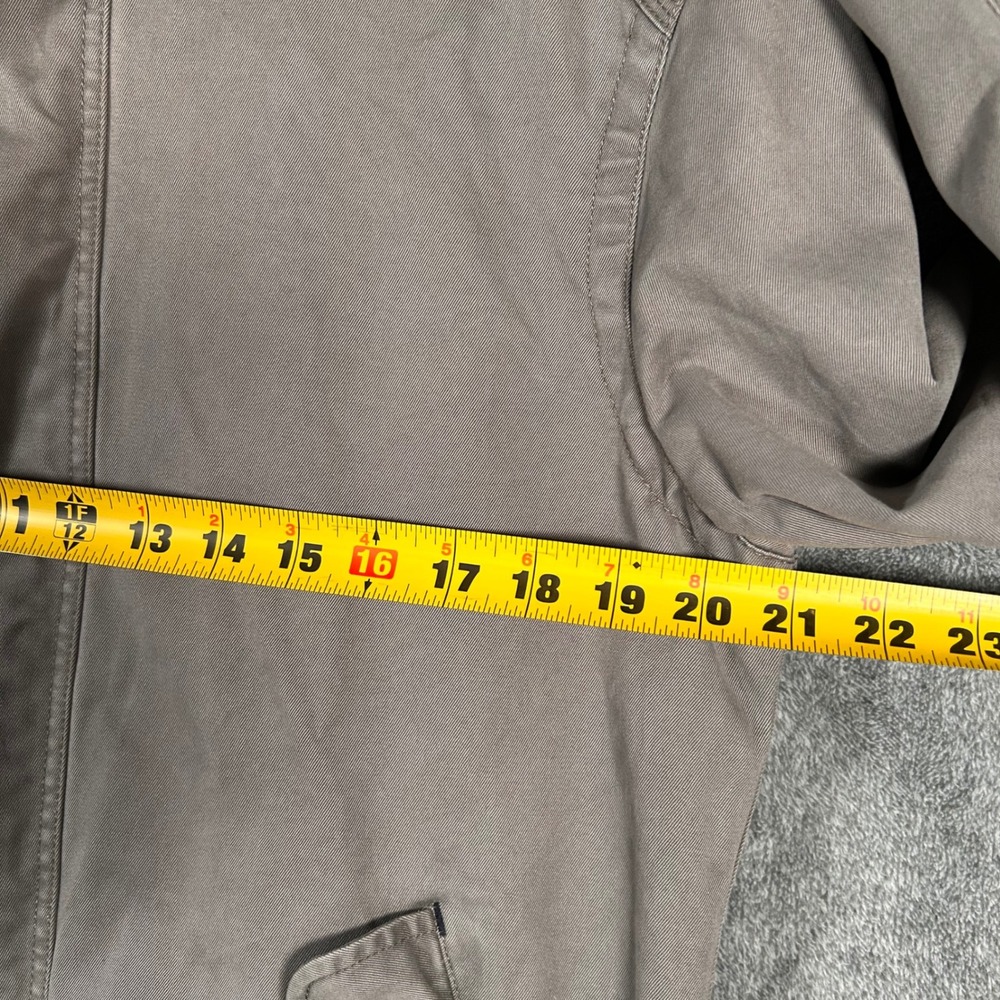 White Stuff Harrington Jacket Laundered Classics Mens S Taupe Grey Cotton Twill - Picture 13 of 16